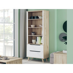 Regał otwarty Vankka VNKR713 Dąb/Biały Meble Forte