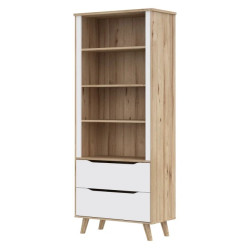 Regał otwarty Vankka VNKR713 Dąb/Biały Meble Forte