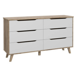 Komoda Vankka VNKK221Dąb/Biały Meble Forte