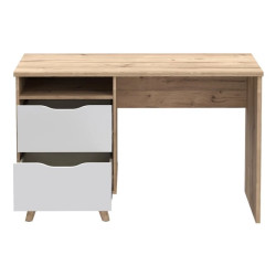 Biurko Vankka VNKB121-L25 Dąb/Biały Meble Forte