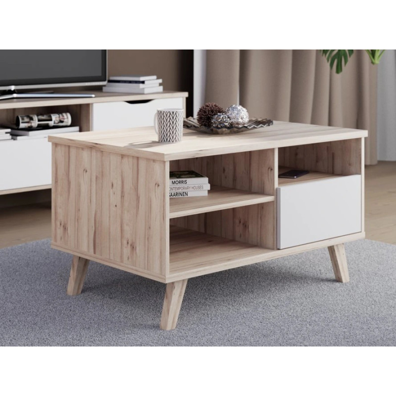 Stolik kawowy Vankka CFTT5218 Dąb/Biały Meble Forte