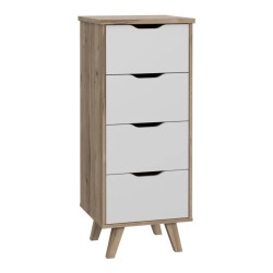 Komoda Vankka VNKK311 Dąb/Biały Meble Forte
