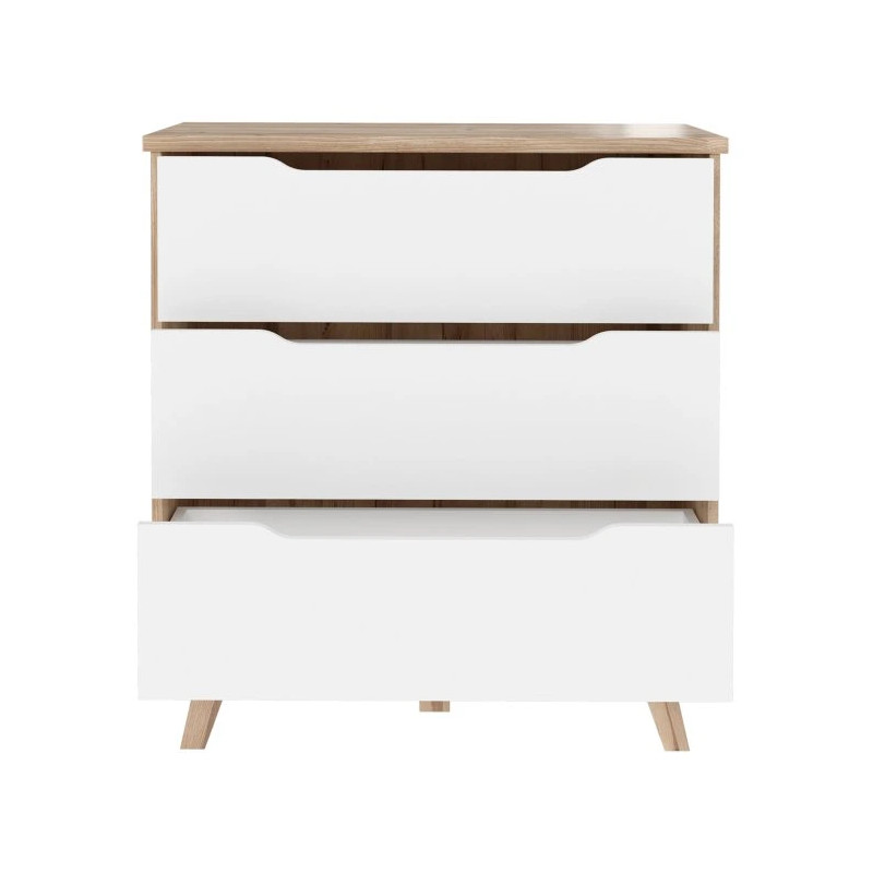 Komoda Vankka FINVNKK212 Dąb/Biały Meble Forte