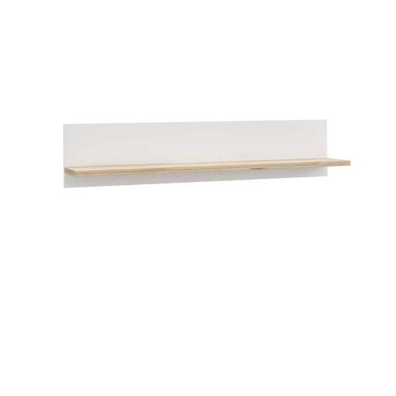 Półka ścienna 120 cm Vankka VDGB03 Dąb/Biały Meble Forte