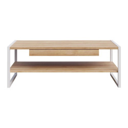 Stolik kawowy 110x60cm CHESAPEAKE CFTT4241 Dąb Riviera/Biały