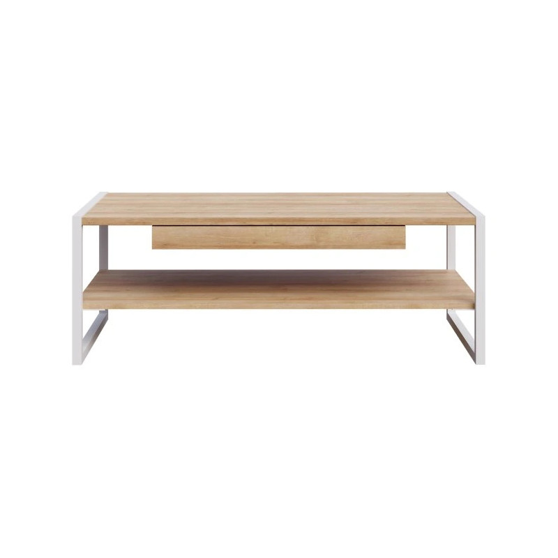 Stolik kawowy 110x60cm CHESAPEAKE CFTT4241 Dąb Riviera/Biały