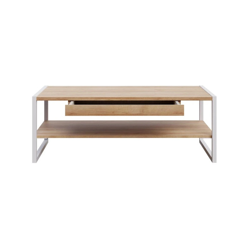 Stolik kawowy 110x60cm CHESAPEAKE CFTT4241 Dąb Riviera/Biały