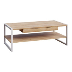 Stolik kawowy 110x60cm CHESAPEAKE CFTT4241 Dąb Riviera/Biały