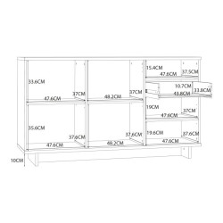 Komoda CHESAPEAKE BEAK233 Dąb Riviera/Dąb Śnieżny Meble Forte
