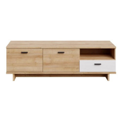 Szafka RTV 150 cm CHESAPEAKE BEAT132 Dąb Riviera/Dąb Śnieżny