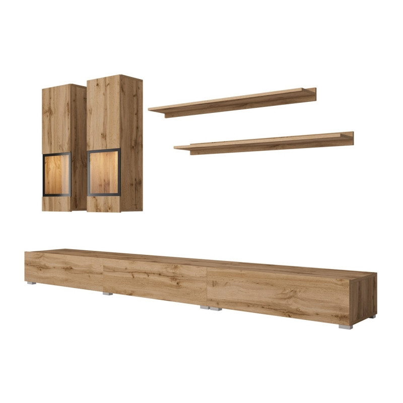 Meblościanka Baros Typ 10 Dąb Wotan Helvetia