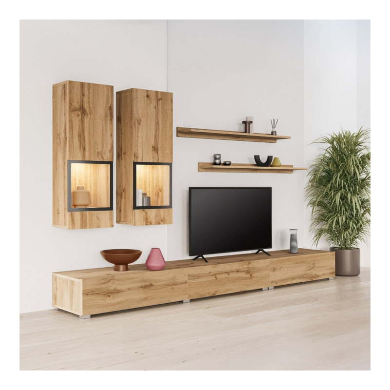 Meblościanka Baros Typ 10 Dąb Wotan Helvetia