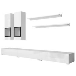 Meblościanka Baros Typ 10 Biały Połysk Helvetia