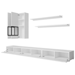 Meblościanka Baros Typ 10 Biały Połysk Helvetia