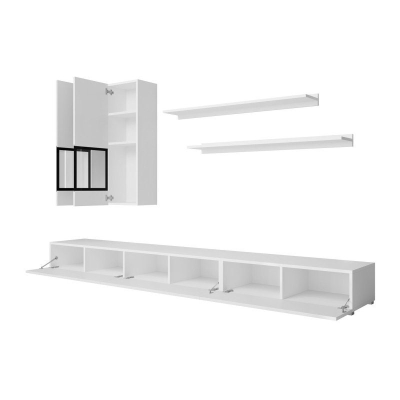 Meblościanka Baros Typ 10 Biały Połysk Helvetia