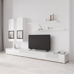 Meblościanka Baros Typ 10 Biały Połysk Helvetia