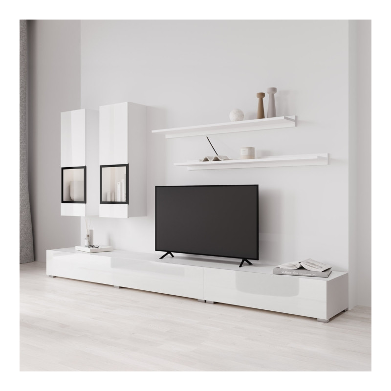 Meblościanka Baros Typ 10 Biały Połysk Helvetia