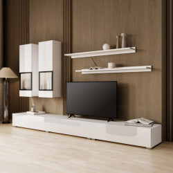 Meblościanka Baros Typ 10 Biały Połysk Helvetia