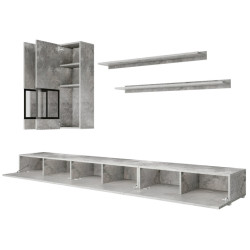 Meblościanka Baros Typ 10 Jasny Beton Helvetia