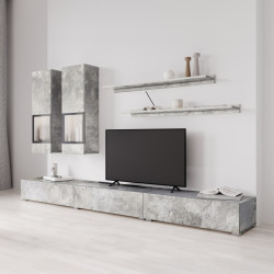 Meblościanka Baros Typ 10 Jasny Beton Helvetia