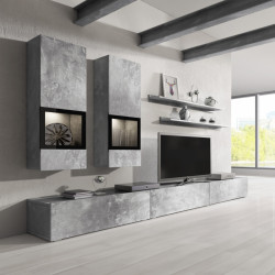 Meblościanka Baros Typ 10 Jasny Beton Helvetia