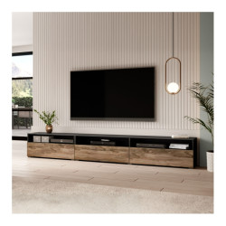 Szafka RTV Baros Typ 40 Satin Nussbaum/Touchwood Helvetia