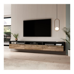 Szafka RTV Baros Typ 40 Satin Nussbaum/Touchwood Helvetia