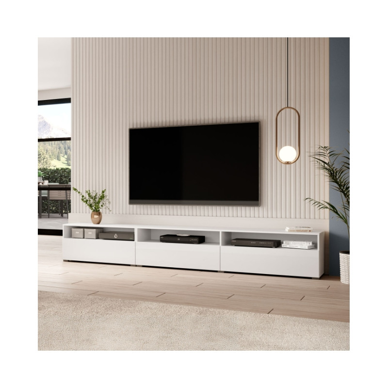 Szafka RTV Baros Typ 40 Biały Połysk Helvetia