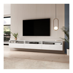 Szafka RTV Baros Typ 40 Biały Połysk Helvetia