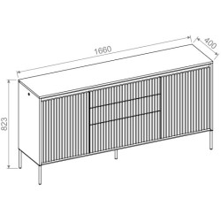 Komoda Trend TR1DAC Dąb Artisan Lenart Komoda Trend TR1DAC Dąb Artisan Lenart