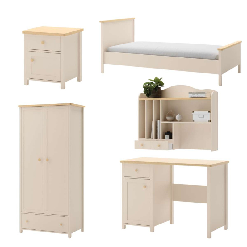 Zestaw mebli do pokoju dziecka STORY 4 Meble Młodzieżowe Beż