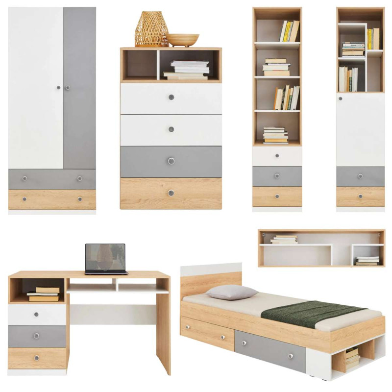 Zestaw mebli do pokoju młodzieżowego PIXEL 1