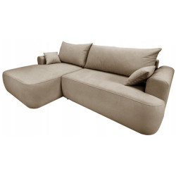 Nowoczesny tapicerowany narożnik Coco beżowy / whisper 3