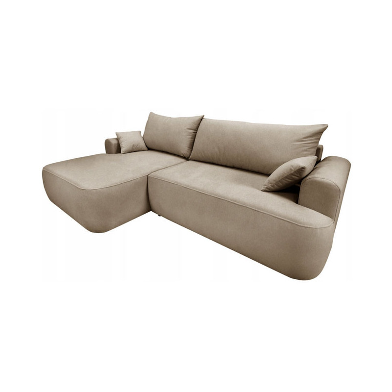 Nowoczesny tapicerowany narożnik Coco beżowy / whisper 3