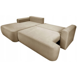 Nowoczesny tapicerowany narożnik Coco beżowy / whisper 3