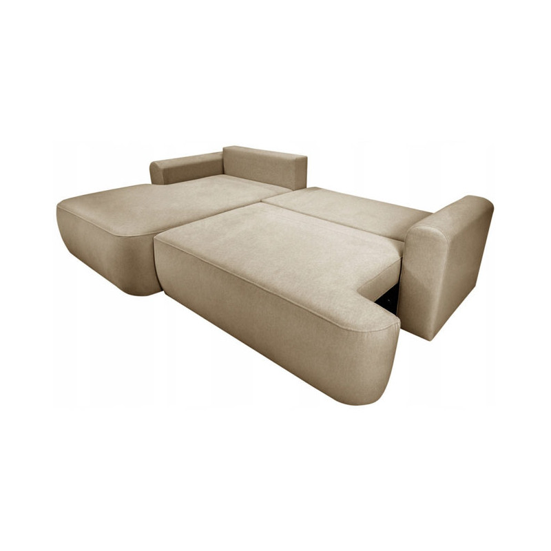 Nowoczesny tapicerowany narożnik Coco beżowy / whisper 3