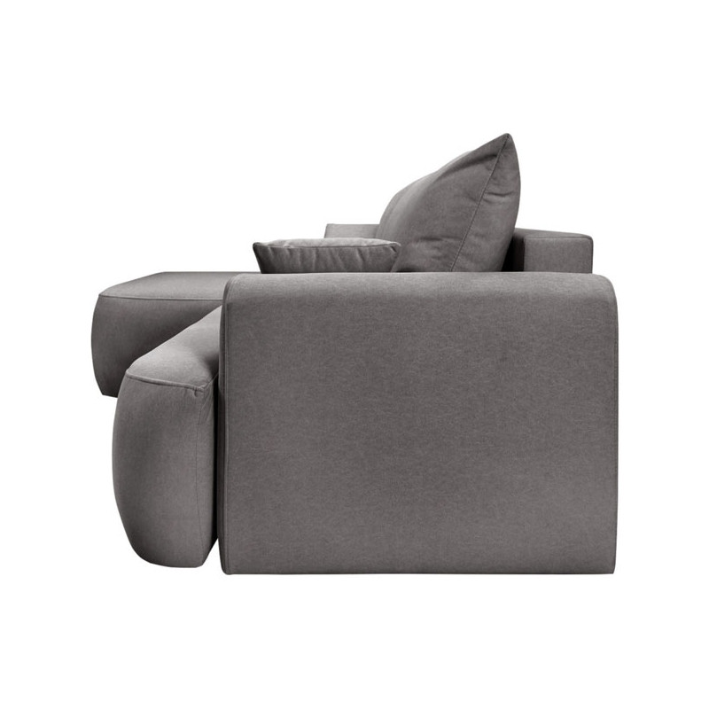 Nowoczesny tapicerowany narożnik Coco brązowy / whisper 5