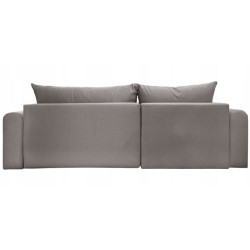 Nowoczesny tapicerowany narożnik Coco brązowy / whisper 5