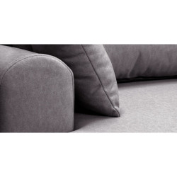 Nowoczesny tapicerowany narożnik Coco brązowy / whisper 5