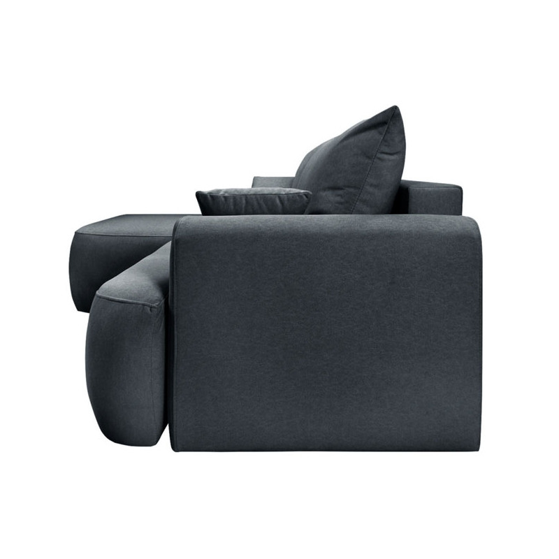 Nowoczesny tapicerowany narożnik Coco grafitowy / whisper 19