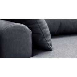 Nowoczesny tapicerowany narożnik Coco grafitowy / whisper 19