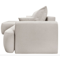 Nowoczesny tapicerowany narożnik Coco jasny beż / whisper 2