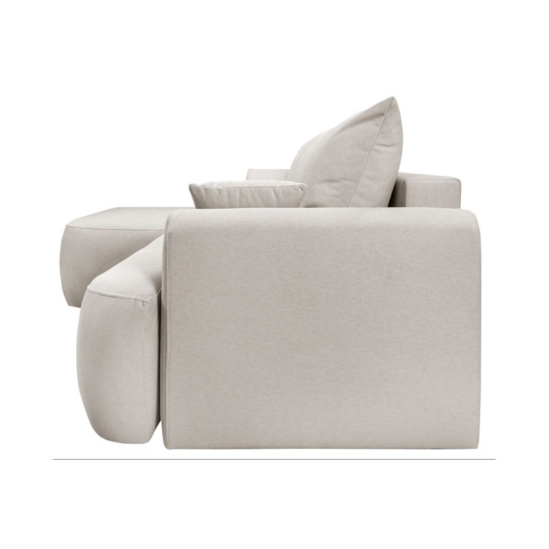 Nowoczesny tapicerowany narożnik Coco jasny beż / whisper 2