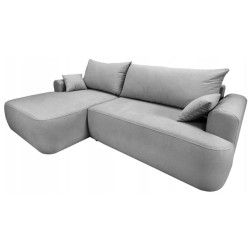 Nowoczesny tapicerowany narożnik Coco szary / whisper 16