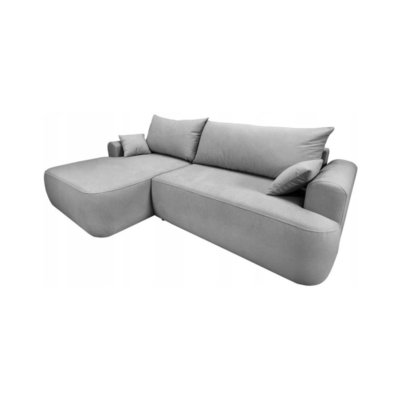 Nowoczesny tapicerowany narożnik Coco szary / whisper 16