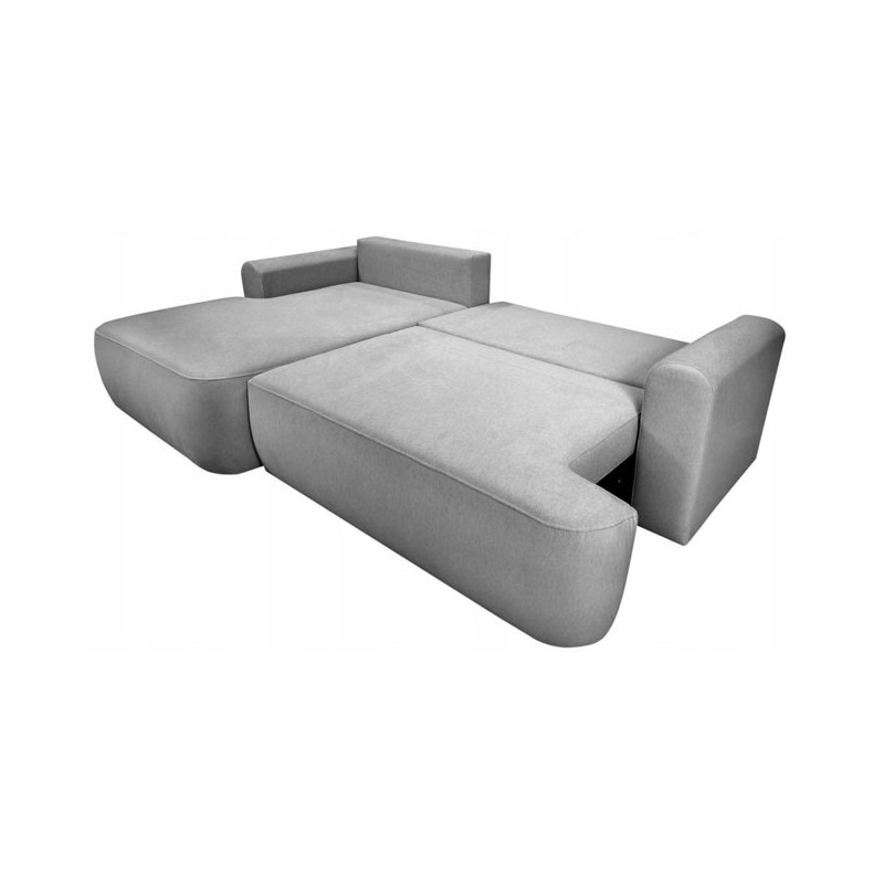 Nowoczesny tapicerowany narożnik Coco szary / whisper 16