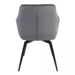 Krzesło tapicerowane Servio Velvet Bluvel 14 ciemny szary Krzesło tapicerowane Servio Velvet Bluvel 14 ciemny szary