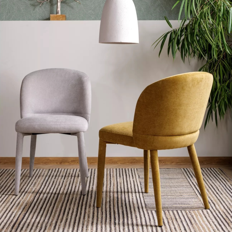 Krzesło tapicerowane Tino Wind 84 oliwkowe