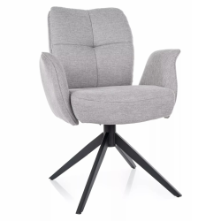 Krzesło obrotowe Wing Brego 02 jasny szary