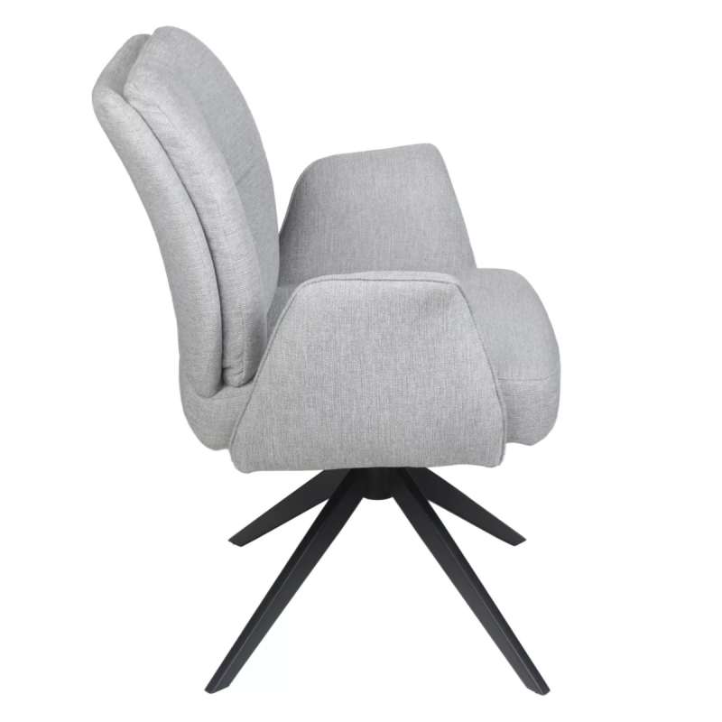 Krzesło obrotowe Wing Brego 02 jasny szary